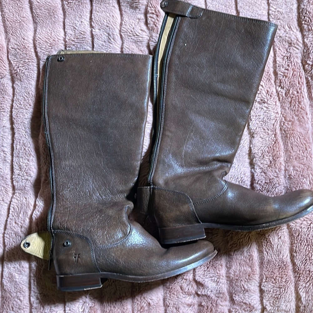 Frye Olive Green Riding Boots